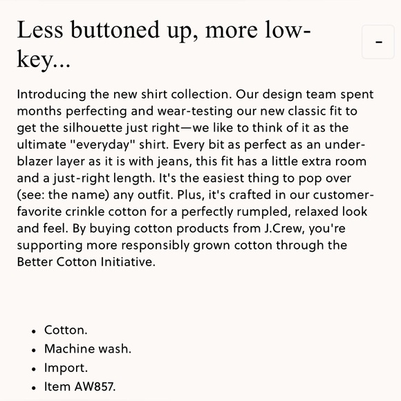 J. CREW Classic-Fit Crinkle Cotton Popover Shirt in Ombré Plaid Women’s 4 - Picture 13 of 13